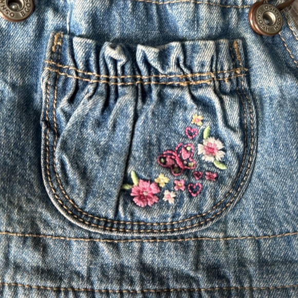 OSHKOSH B-gosh tiered ruffle bib overall skirtall - Picture 5 of 8